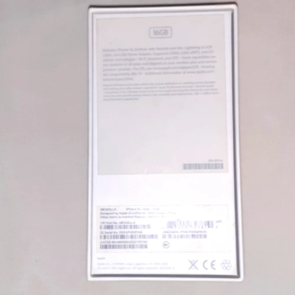 Apple iPhone 5s (empty box)